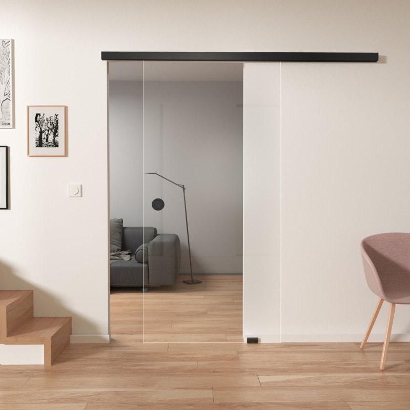 Glas schuifdeur 8mm gehard glas CRISTALLO B/IS Glas schuifdeur 8mm gehard glas CRISTALLO B/IS