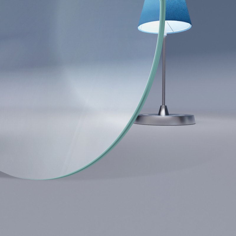 Ronde glasplaat ESG 10 mm