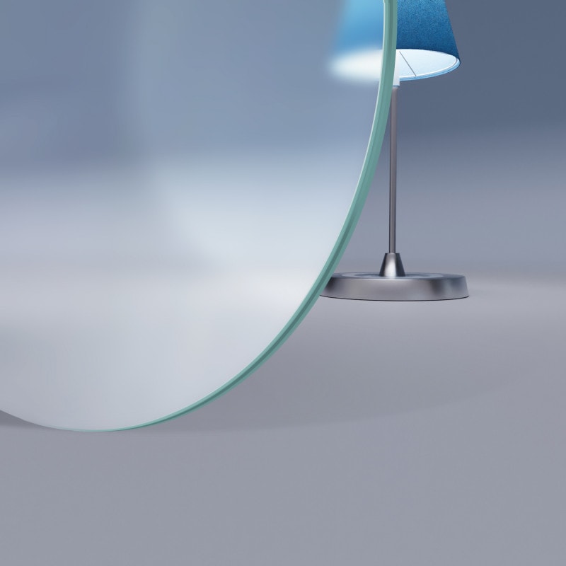 Ronde glasplaat ESG Satinato 10 mm Ronde glasplaat ESG Satinato 10 mm