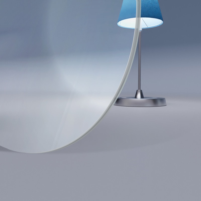 Ronde glasplaat wit glas 10 mm Ronde glasplaat wit glas 10 mm