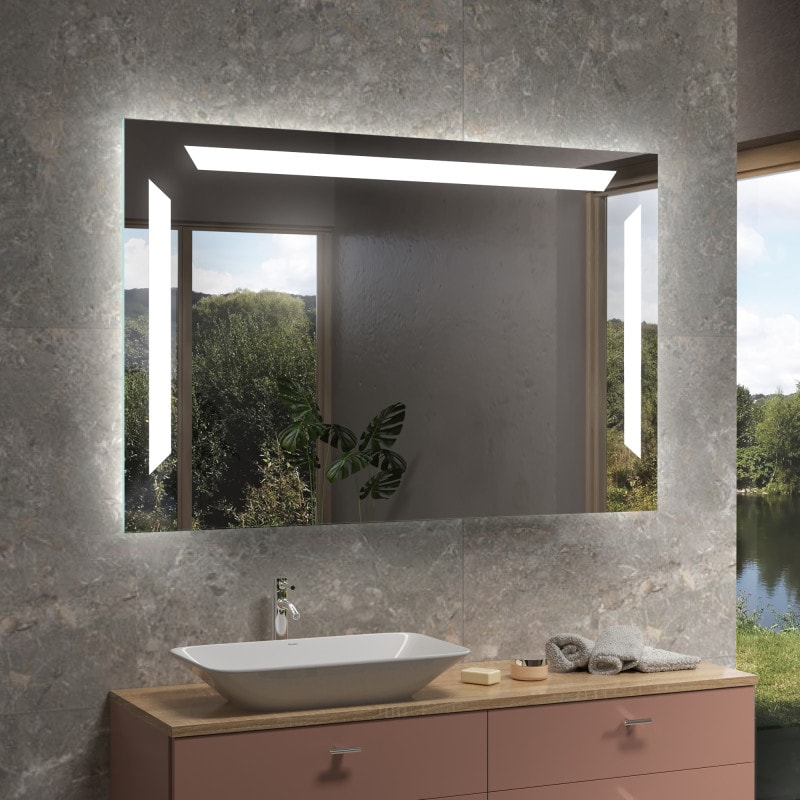 Badkamerspiegel met LED-verlichting - M531L3 Badkamerspiegel met LED-verlichting - M531L3