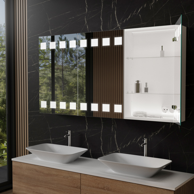 Aluminium spiegelkast met verlichting - Main