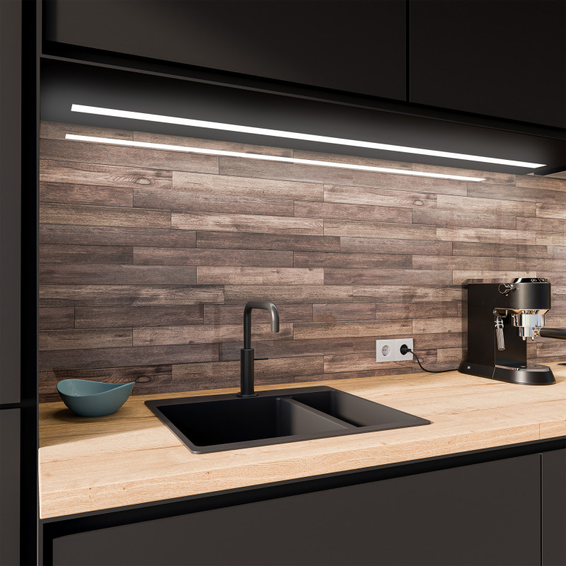 Keuken spatwand ESG glas 6mm met keramische print HARDWOOD 1 Keuken spatwand ESG glas 6mm met keramische print HARDWOOD 1