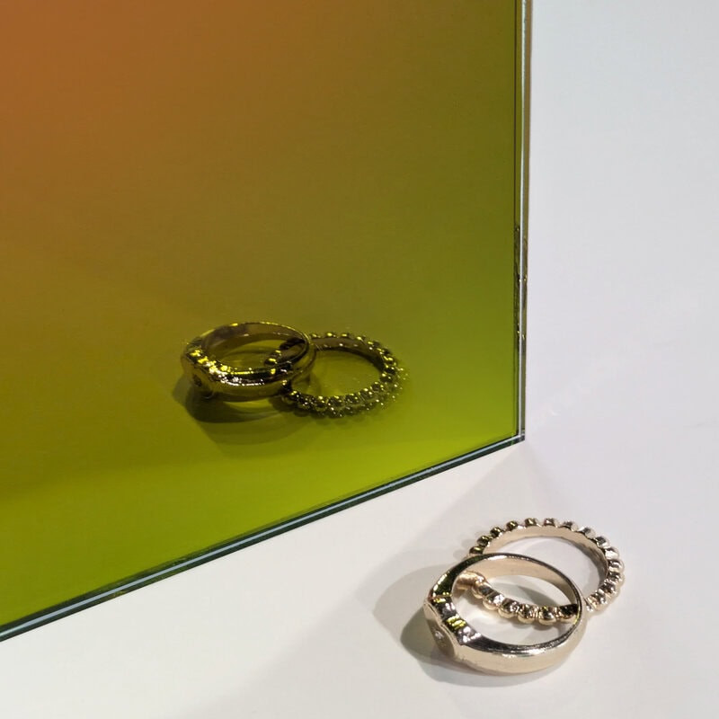 4 mm regenboogspiegel - rainbow spiegel