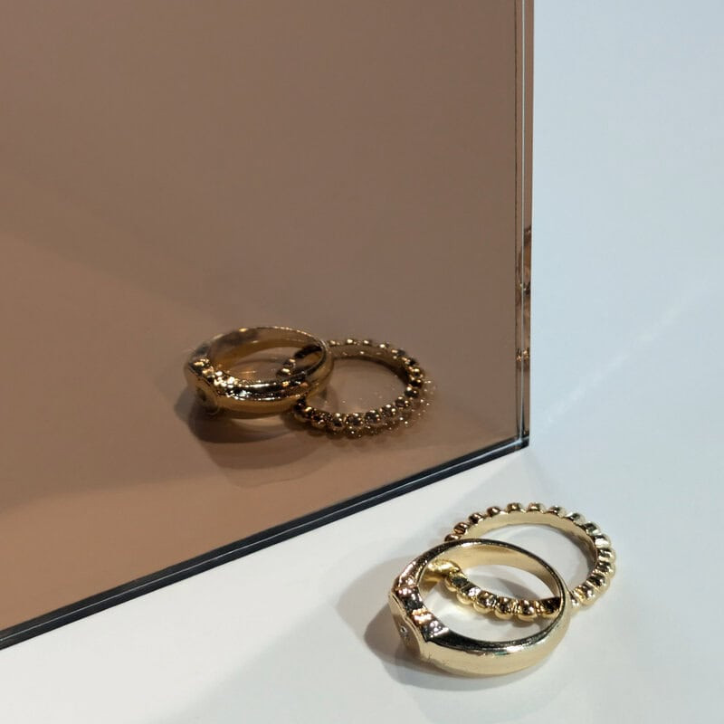 4 mm lila spiegel - paarse spiegel