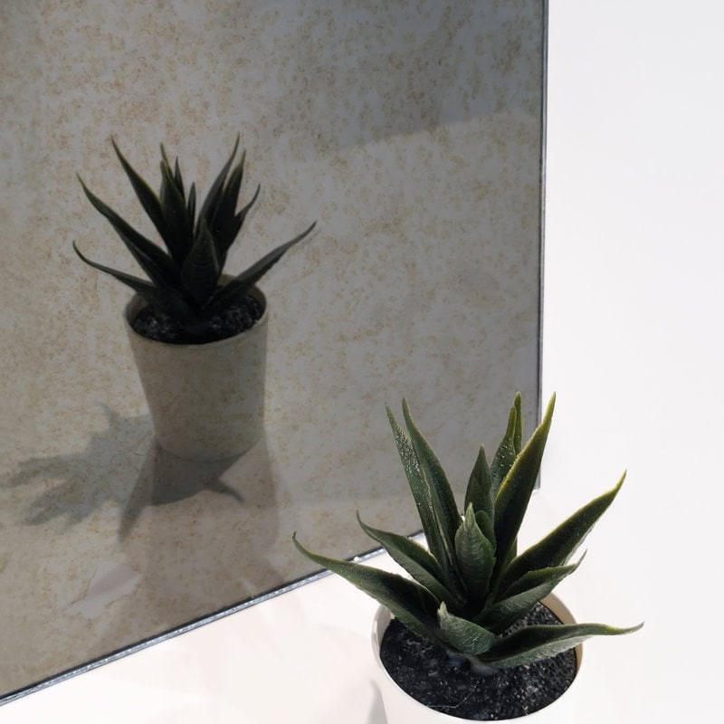 4 mm antiek grijze spiegel