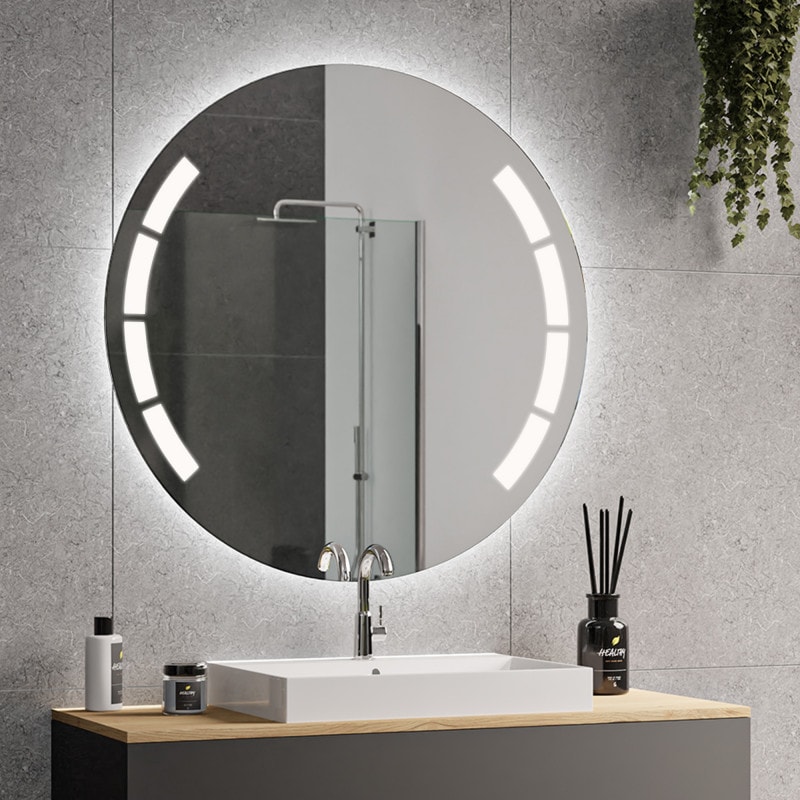Badkamerspiegel rond met verlichting - BIANCA Badkamerspiegel rond met verlichting - BIANCA