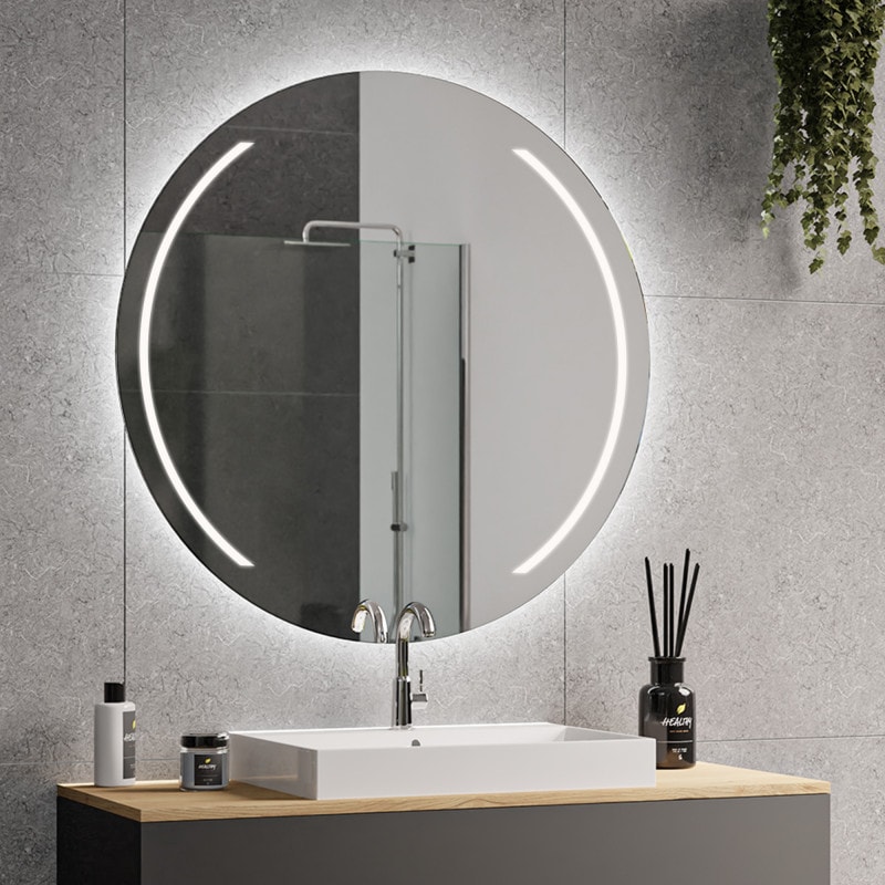 Spiegel rond met verlichting - ELARA Spiegel rond met verlichting - ELARA