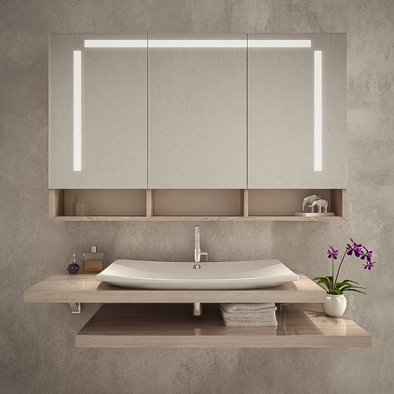 Spiegelkast voor de badkamer - GRAZ Spiegelkast voor de badkamer - GRAZ