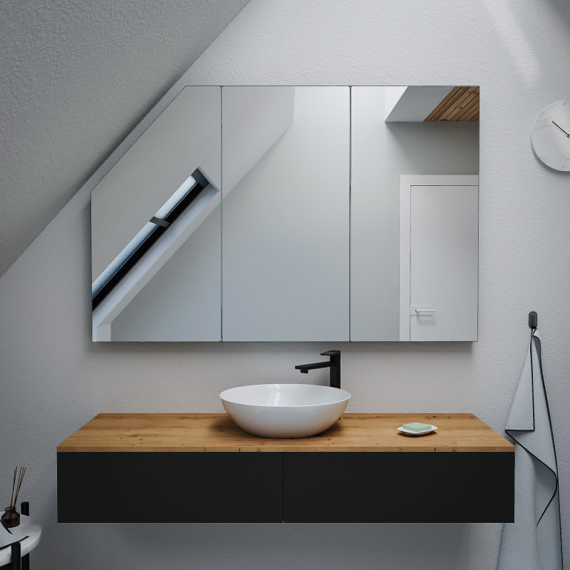 Kast voor schuine plafonds zonder verlichting - Pure Kast voor schuine plafonds zonder verlichting - Pure