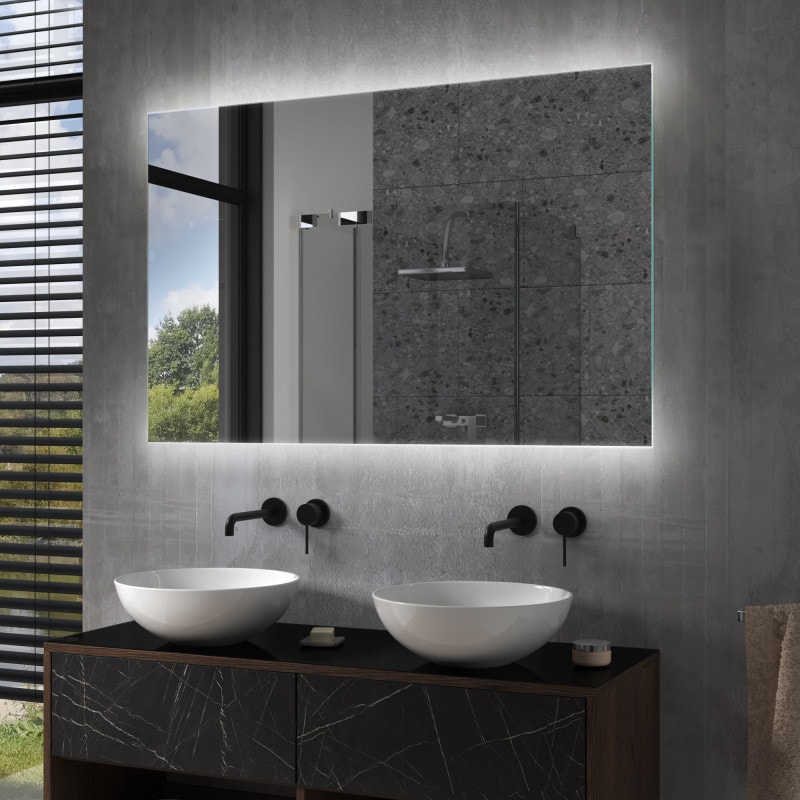 Wandspiegel badkamer - Mirka M56L2H Wandspiegel badkamer - Mirka M56L2H