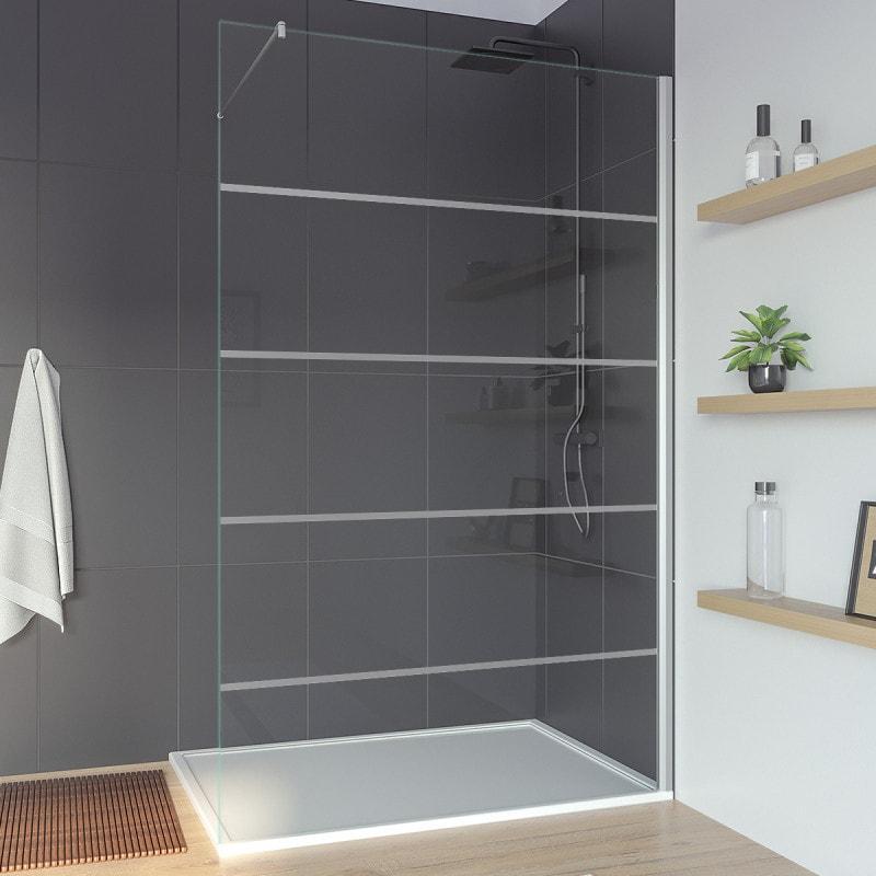 Douchewand glas op maat FORRADO 2T