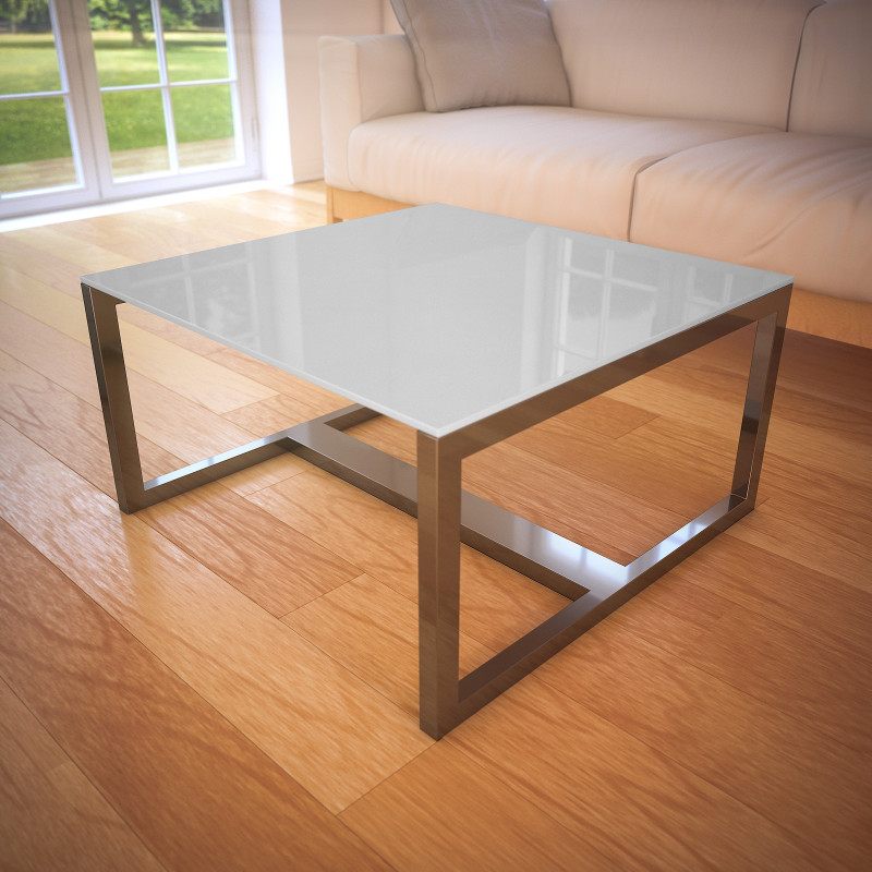 Glasplaat tafel grijs - REF 9006, 6 mm Glasplaat tafel grijs - REF 9006, 6 mm