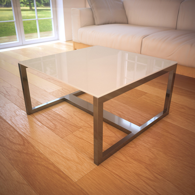 Glasplaat tafel Light Beige - REF 1015, 6 mm Glasplaat tafel Light Beige - REF 1015, 6 mm
