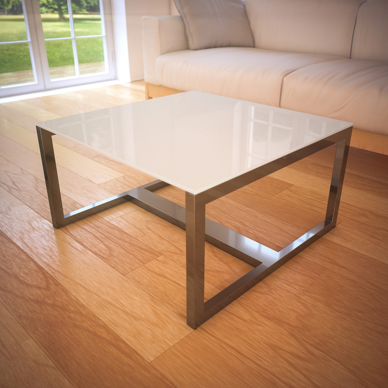 Glazen blad tafel crème-wit - REF 1013, 6 mm Glazen blad tafel crème-wit - REF 1013, 6 mm