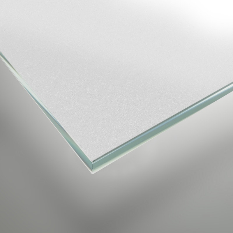 Gelakt glas - Grijs Metaalglans - REF 9007, 6mm Gelakt glas - Grijs Metaalglans - REF 9007, 6mm