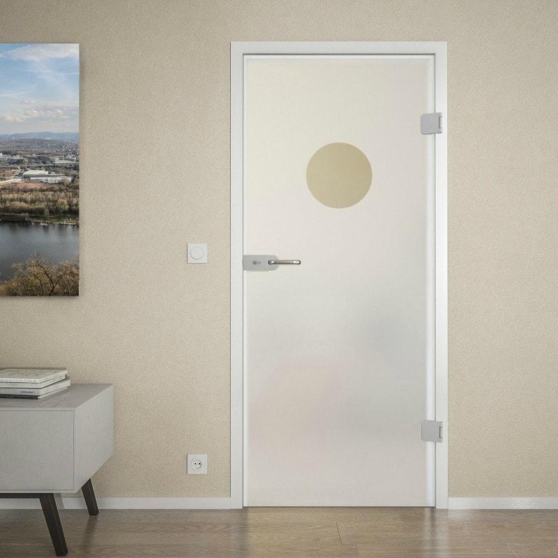 Glazen binnendeur satijn DOT 7