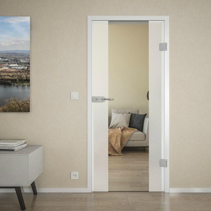 Glazen kamerdeur satijn ZONE 7