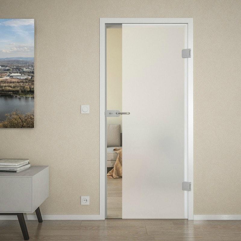 Glazen deur binnen satijn afwerking AREA 14