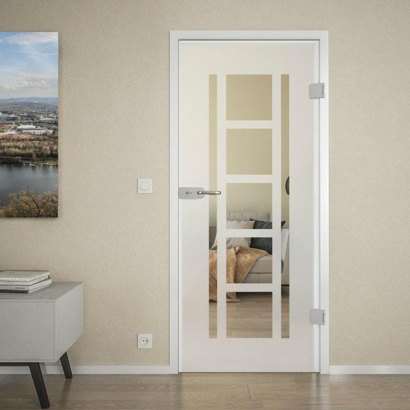 Satijn binnendeurglas CARRE 15