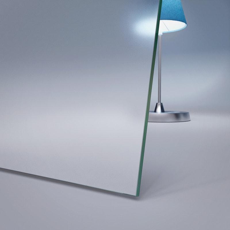 6 mm gehard veiligheidsglas Satijn matglas look