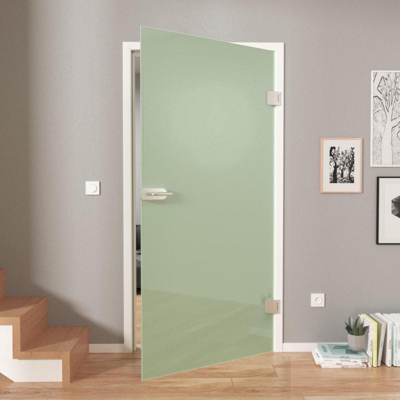 Gelakte glazen deur Groen Uni