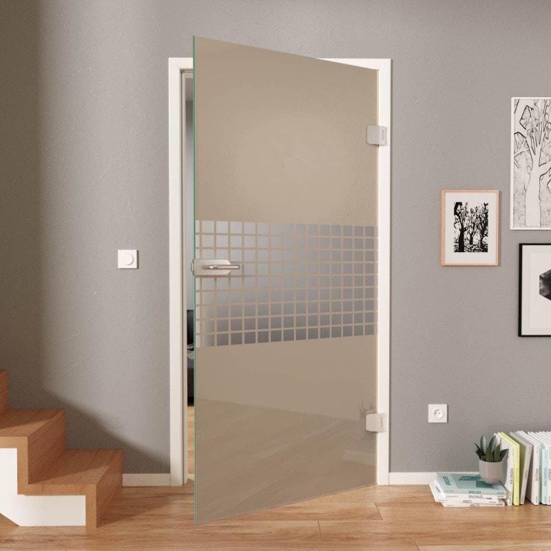 Gelakte glazen deur CARRE 1