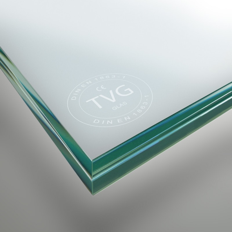 Gelaagd glas van TVG-glas 21,52 mm mat Gelaagd glas van TVG-glas 21,52 mm mat