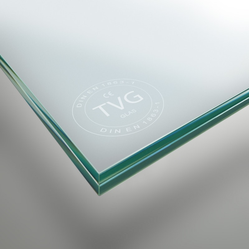 Gelaagd glas van TVG-glas 8,76 mm mat Gelaagd glas van TVG-glas 8,76 mm mat