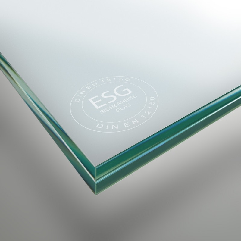 Gehard gelaagd veiligheidsglas 12,76 mm mat Gehard gelaagd veiligheidsglas 12,76 mm mat