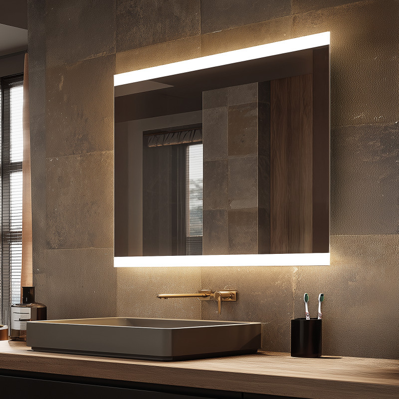 Smart Home badkamerspiegel verlicht KNX/Dali - Miami SH