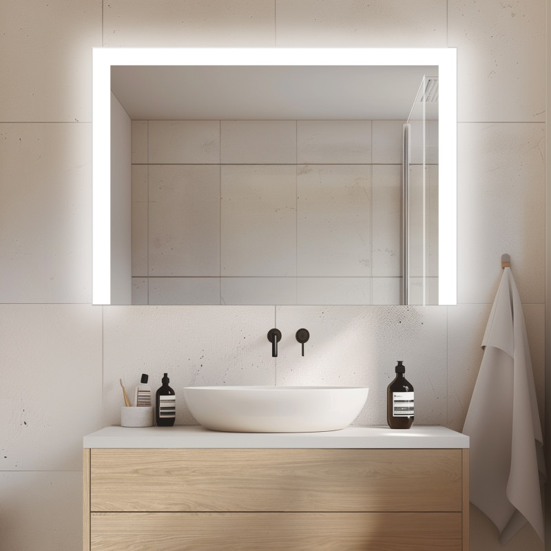 Spiegel met verlichting Smart Home KNX/Dali - Santa Cruz SH