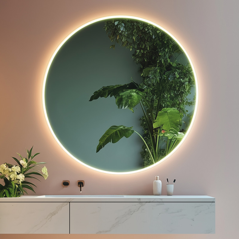 Ronde LED-spiegel Smart Home KNX/Dali - HELENA SH