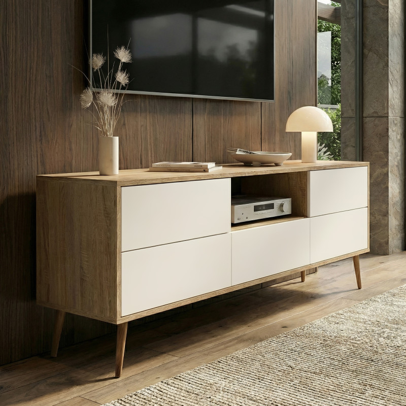 TV-meubel op maat, lowboard - Öland 1