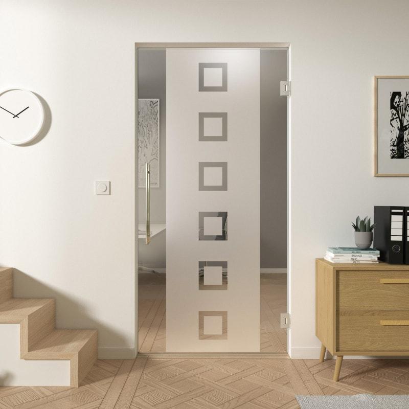 Glazen pendeldeur CARRE 11