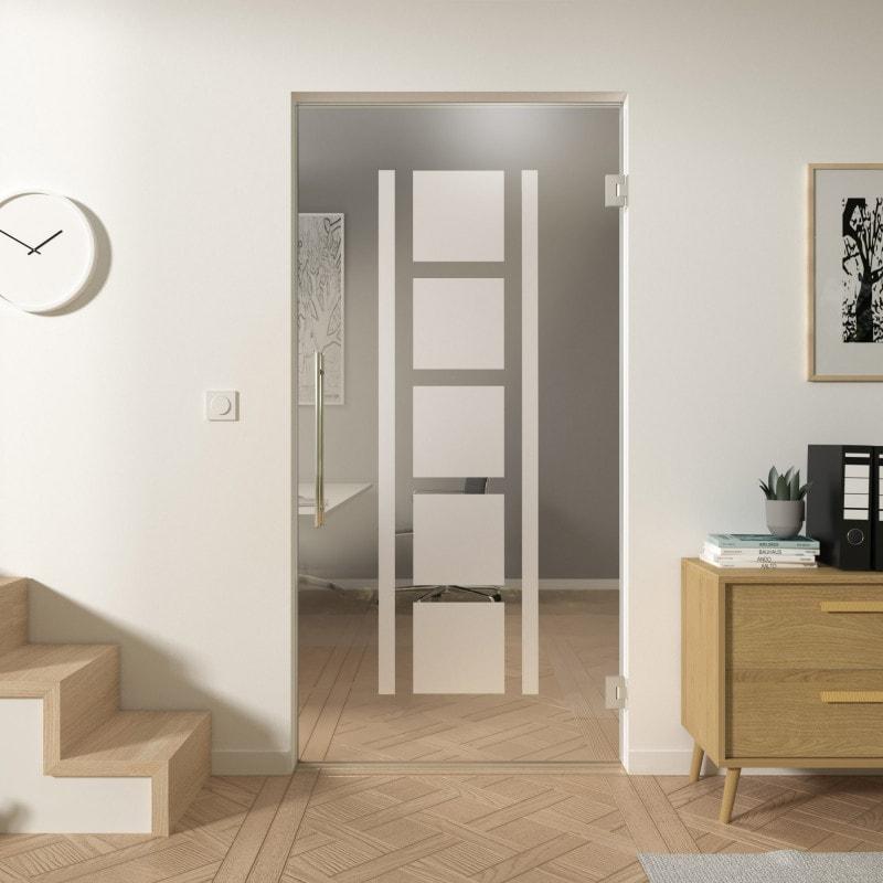 Glazen pendeldeur CARRE 16