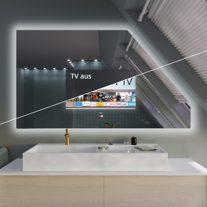 Spiegel met TV - NEW JERSEY ECO DS Spiegel met TV - NEW JERSEY ECO DS