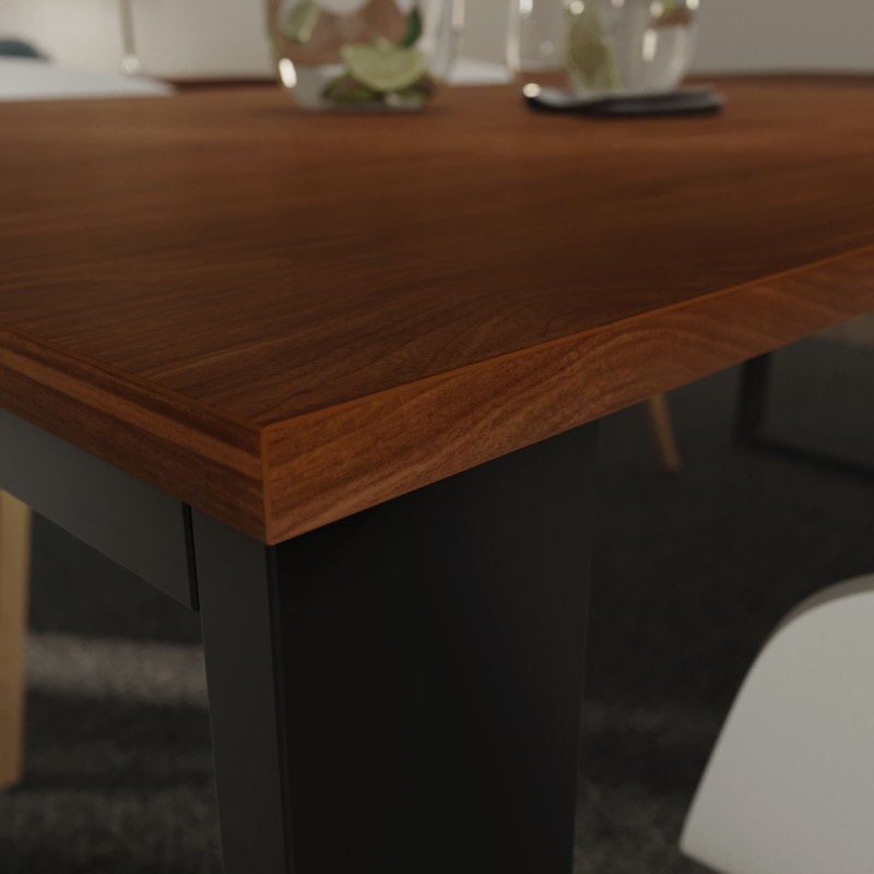 Tafelblad notenhout decor 19 mm, bureau/eettafelblad Tafelblad notenhout decor 19 mm, bureau/eettafelblad