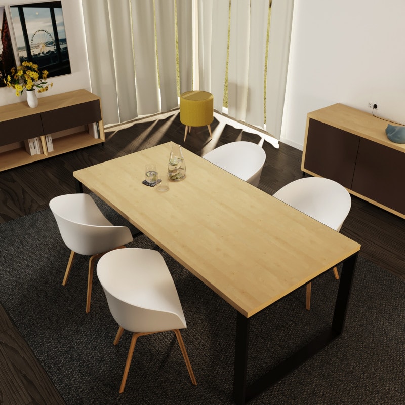 Tafelblad op maat gemaakt 38 mm - Alle kleuren/houtdecors Tafelblad op maat gemaakt 38 mm - Alle kleuren/houtdecors