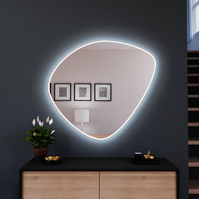 LED Spiegel organisch gevormd Rots 3 LED Spiegel organisch gevormd Rots 3