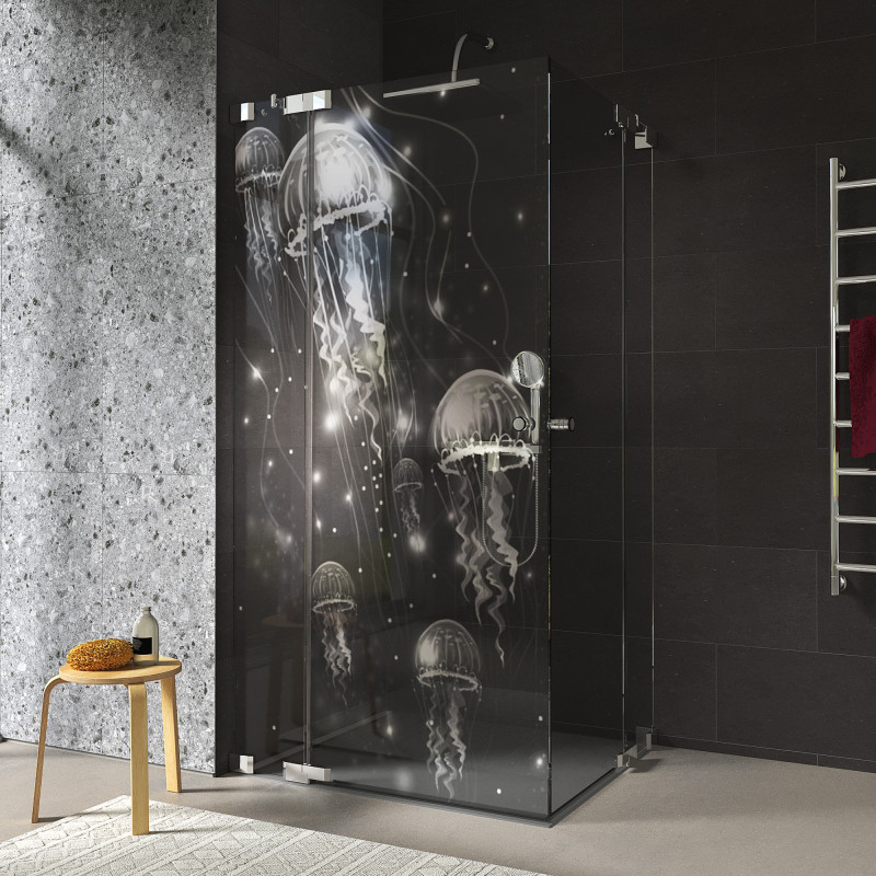 Douchecabine glas hoekinstap KWALLEN 209