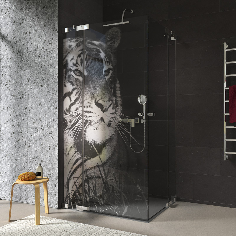 Douchecabine glazen hoekinstap TIGER 209