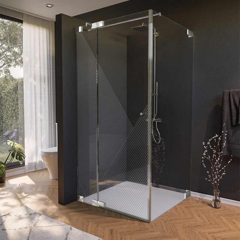 Glas douchecabine deur zijdelings DESIGN 3/210