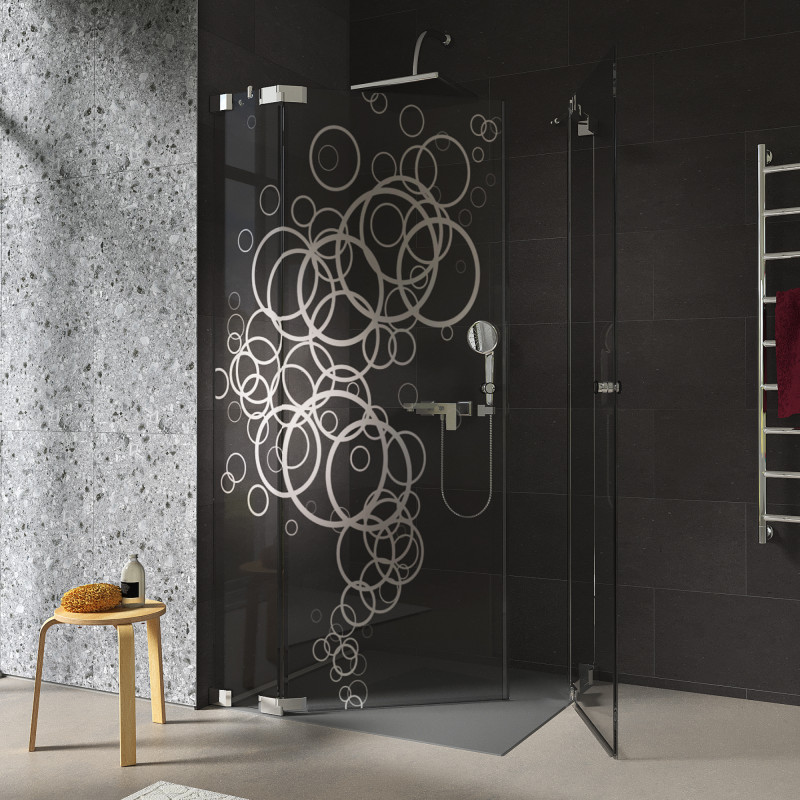 Douchecabine glazen hoekinstap CERCO 1/209