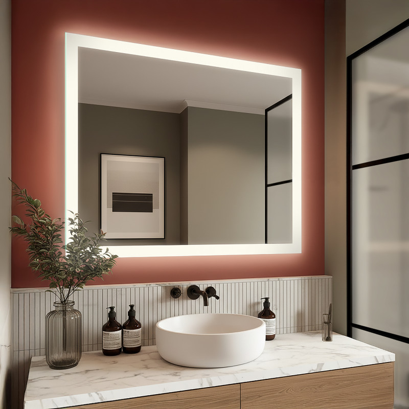 Badkamerspiegel met LED-verlichting - New York