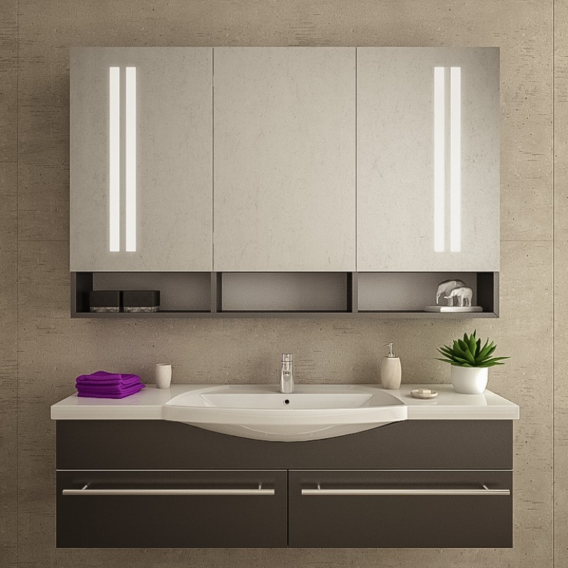 Spiegelkast met verlichting - TOLEDO Spiegelkast met verlichting - TOLEDO