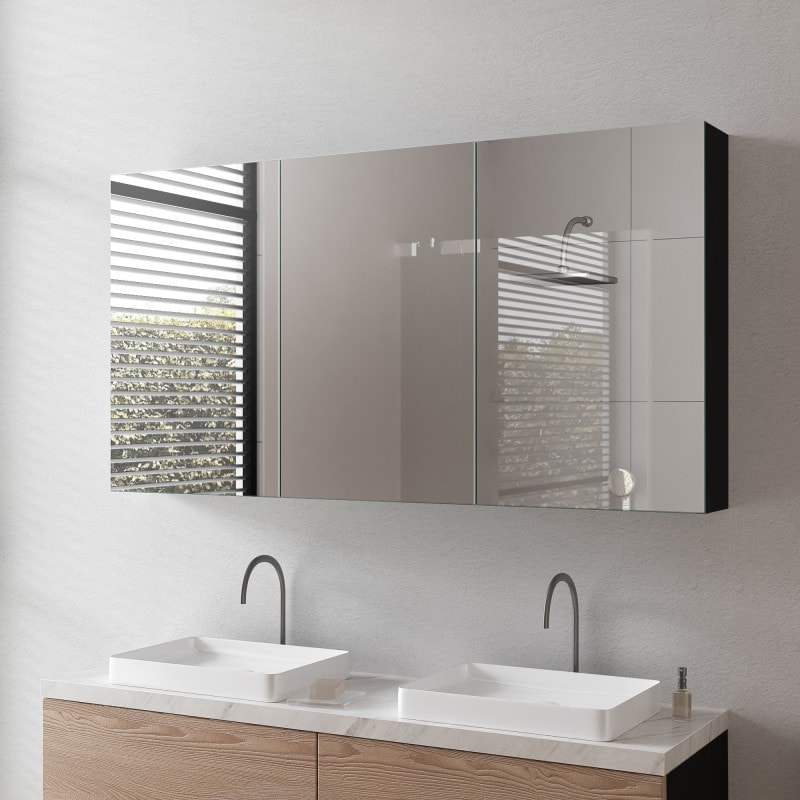 Badspiegelschrank aus Aluminium - Weser Badspiegelschrank aus Aluminium - Weser