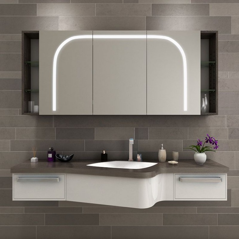 Design spiegelkast badkamer - LUZERN