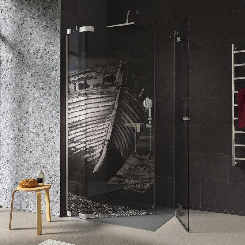 Douchecabine glazen hoekinstap BOOT 1/209