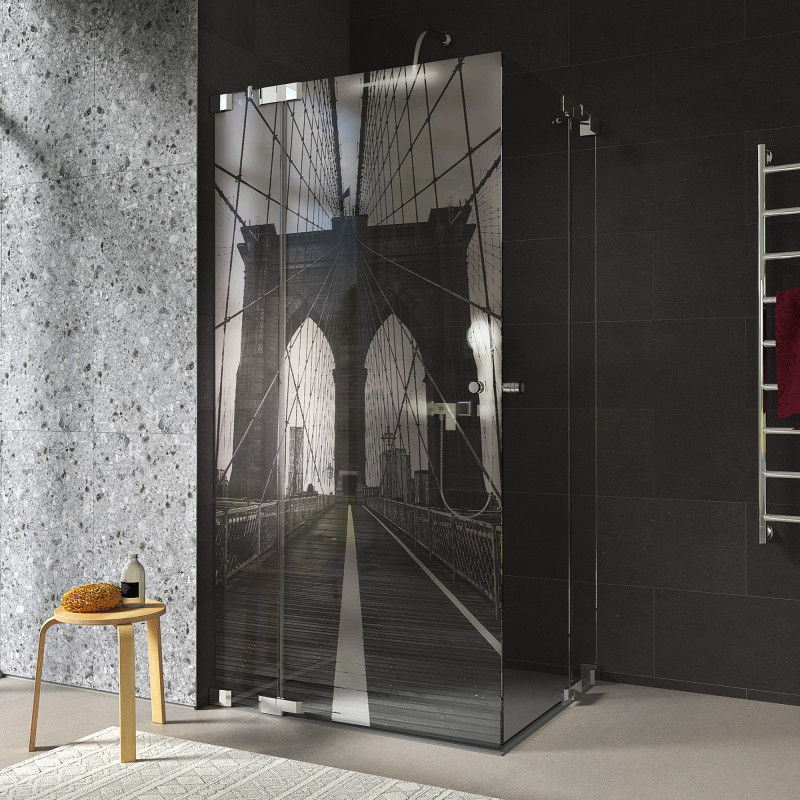 Douchecabine glazen hoekinstap BROOKLYN BRIDGE 209
